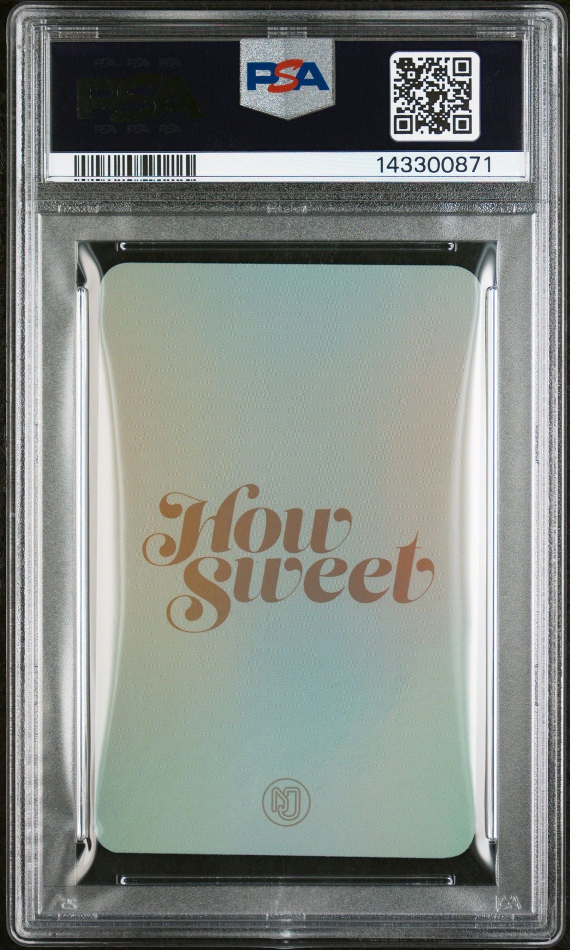 HAERIN 2024 NEWJEANS HOW SWEET STANDARD VERSON PURCHASE BONUS ALADIN PHOTOCARD GEM MINT PSA 10