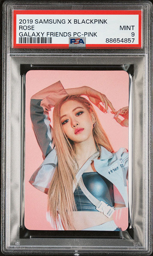2019 SAMSUNG X BLACKPINK PINK VERSION ROSE PHOTOCARD GALAXY FRIENDS