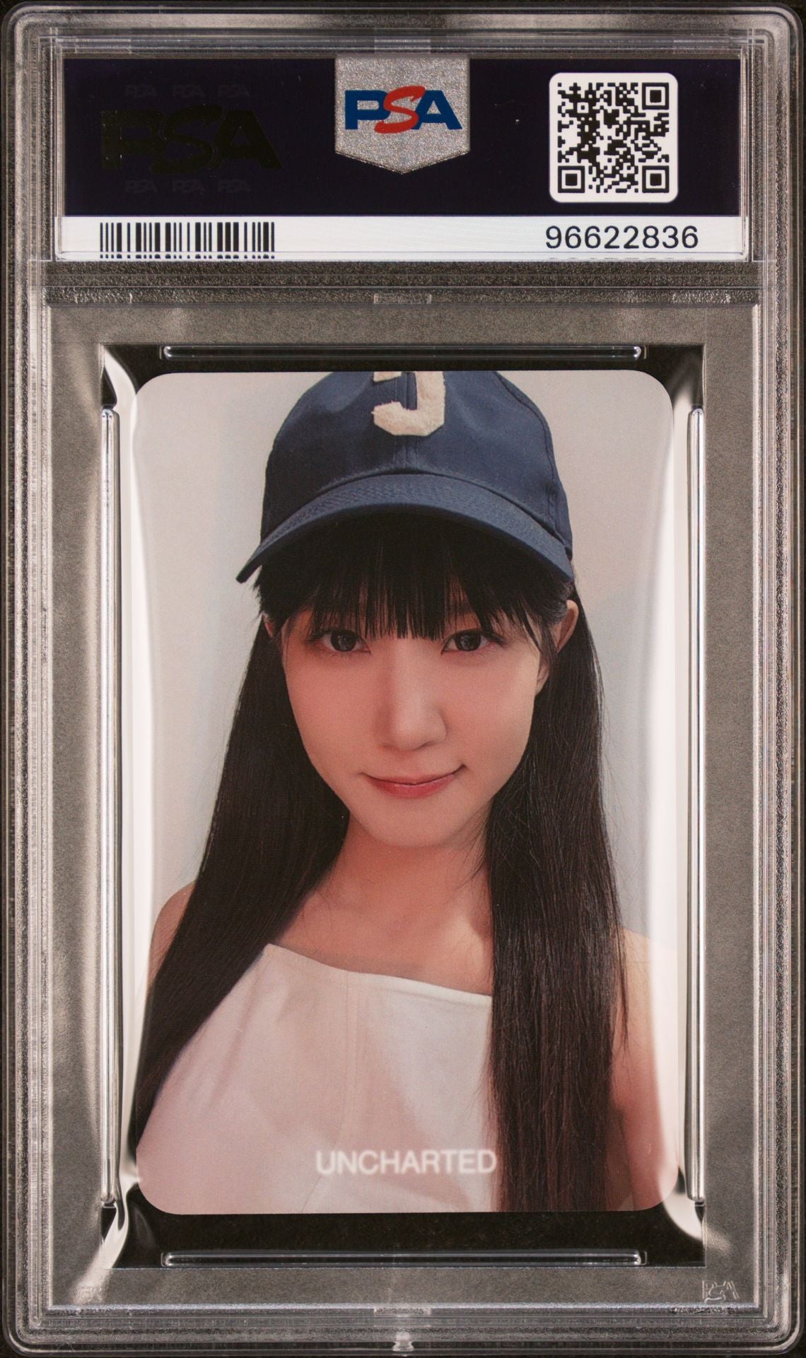 PARK EUN BIN 2023 UNCHARTED SEASON'S GREETINGS DOUBLE SIDED PHOTOCARD GEM MINT PSA 10