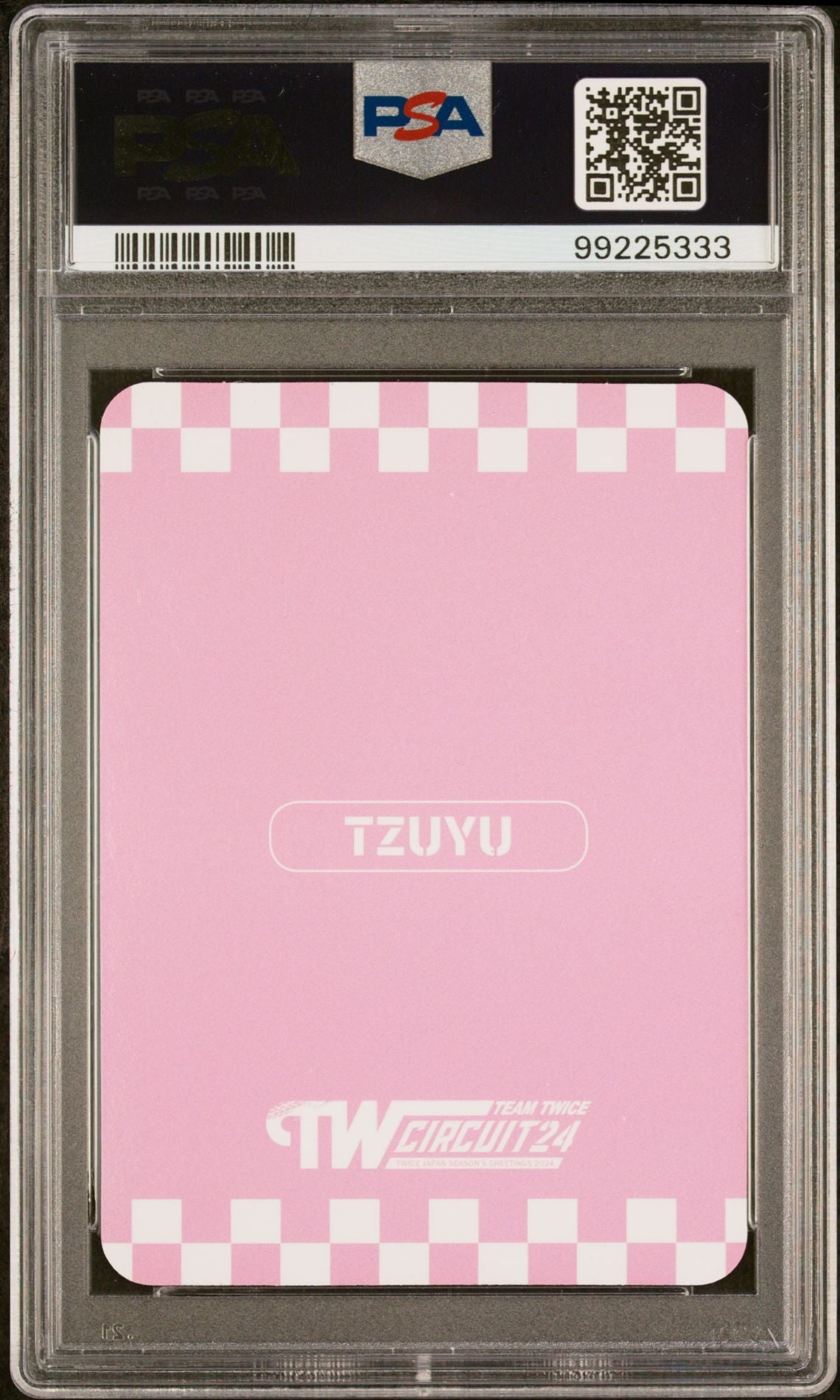 TZUYU TWICE JP CIRCUIT 24 SEASON'S GREETINGS 2024 BONUS PHOTOCARD GEM MINT PSA 10