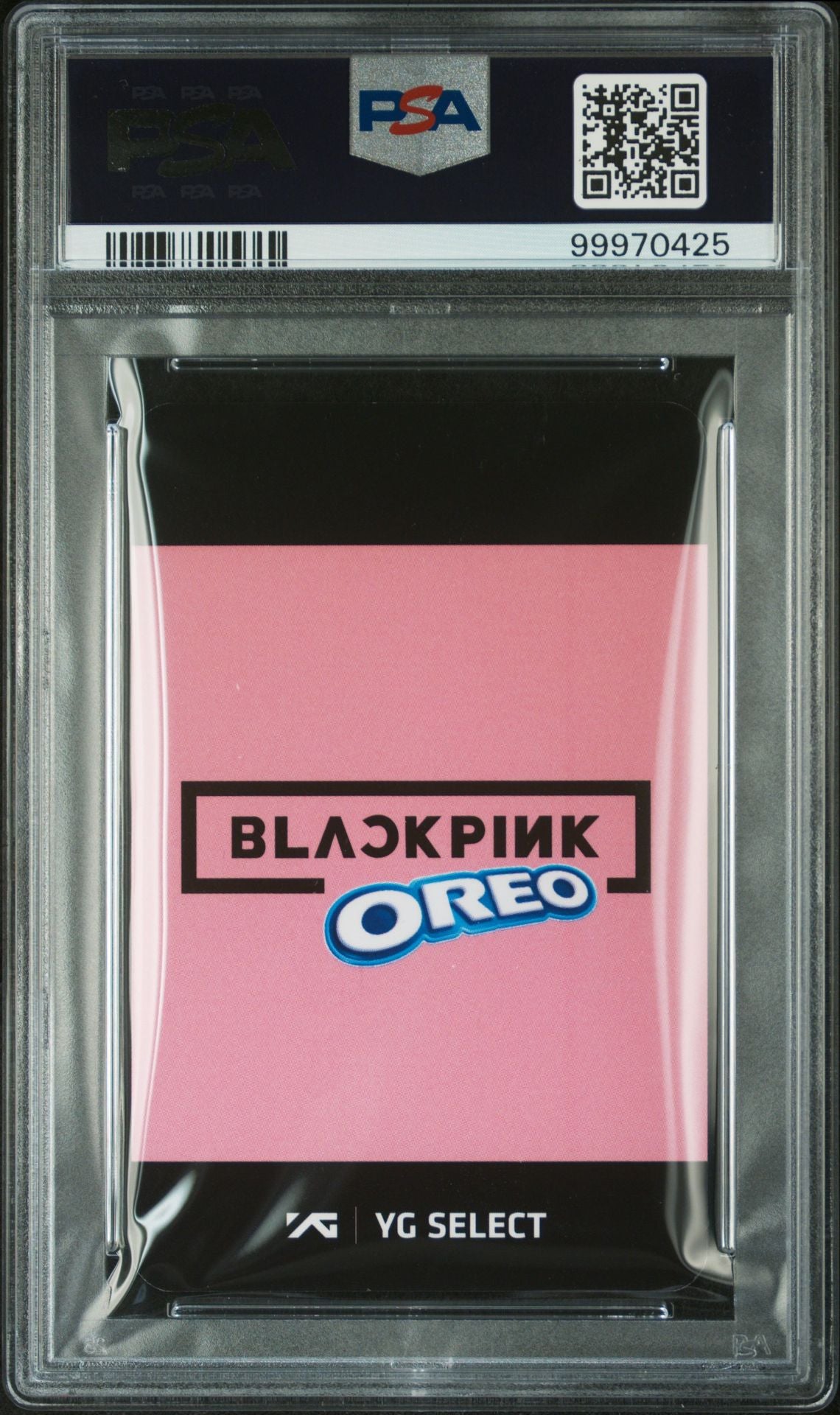 JISOO 2023 OREO X BLACKPINK YG SELECT EXCLUSIVE PHOTOCARD VERSION A GEM MINT PSA 10