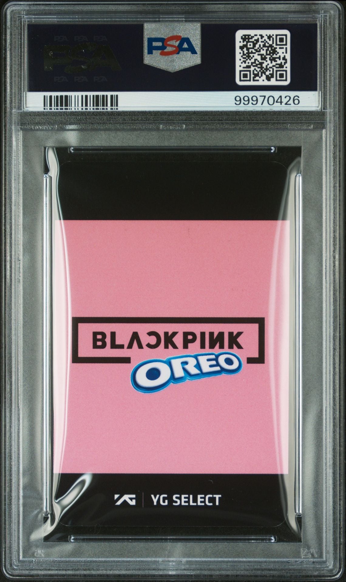 JISOO 2023 OREO X BLACKPINK YG SELECT EXCLUSIVE PHOTOCARD VERSION B GEM MINT PSA 10