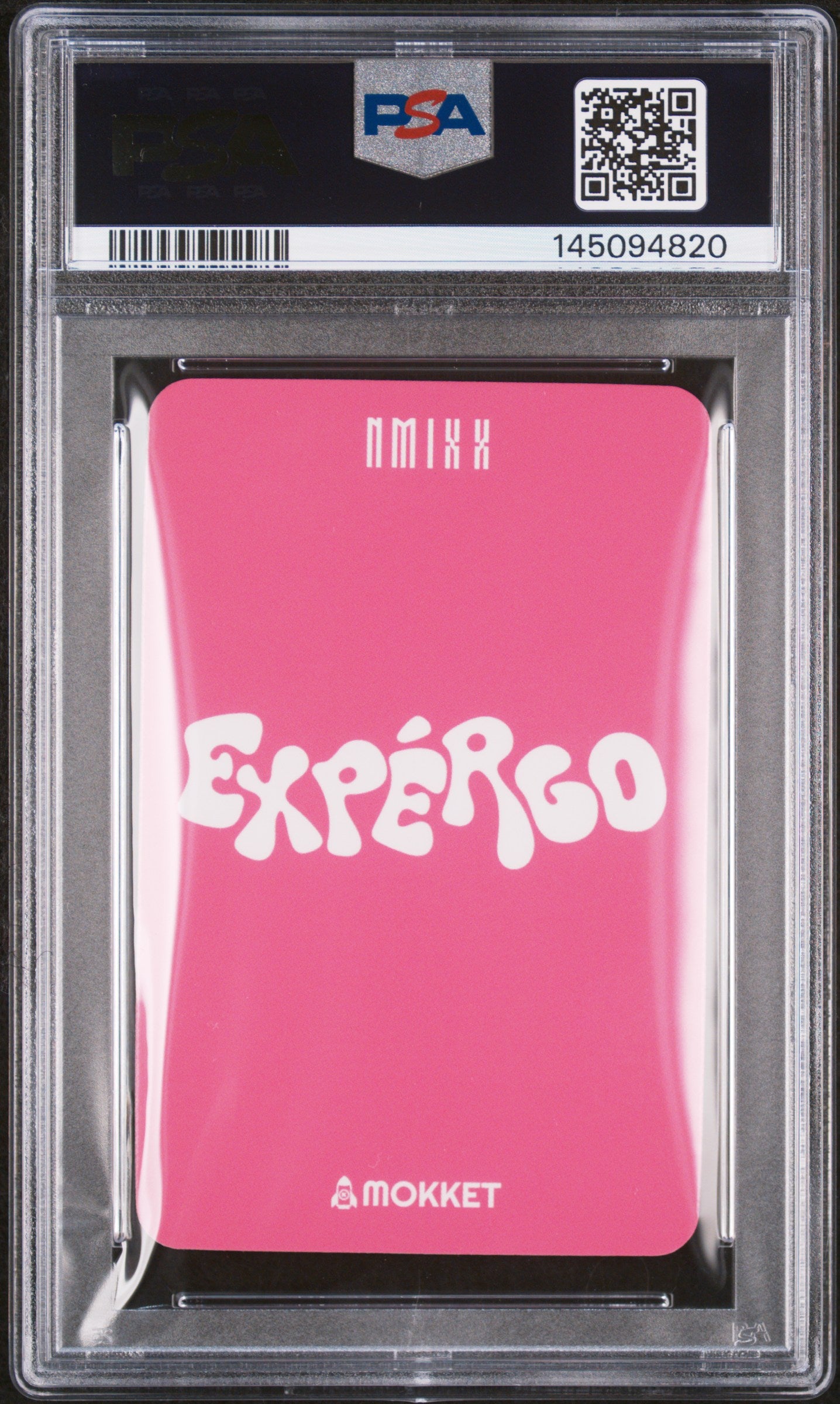 JIWOO NMIXX 1ST EP EXPERGO MOKKET VIDEO CALL & OFF-LINE FANSIGN EVENT BUBBLE GUM VER. GEM MINT PSA 10