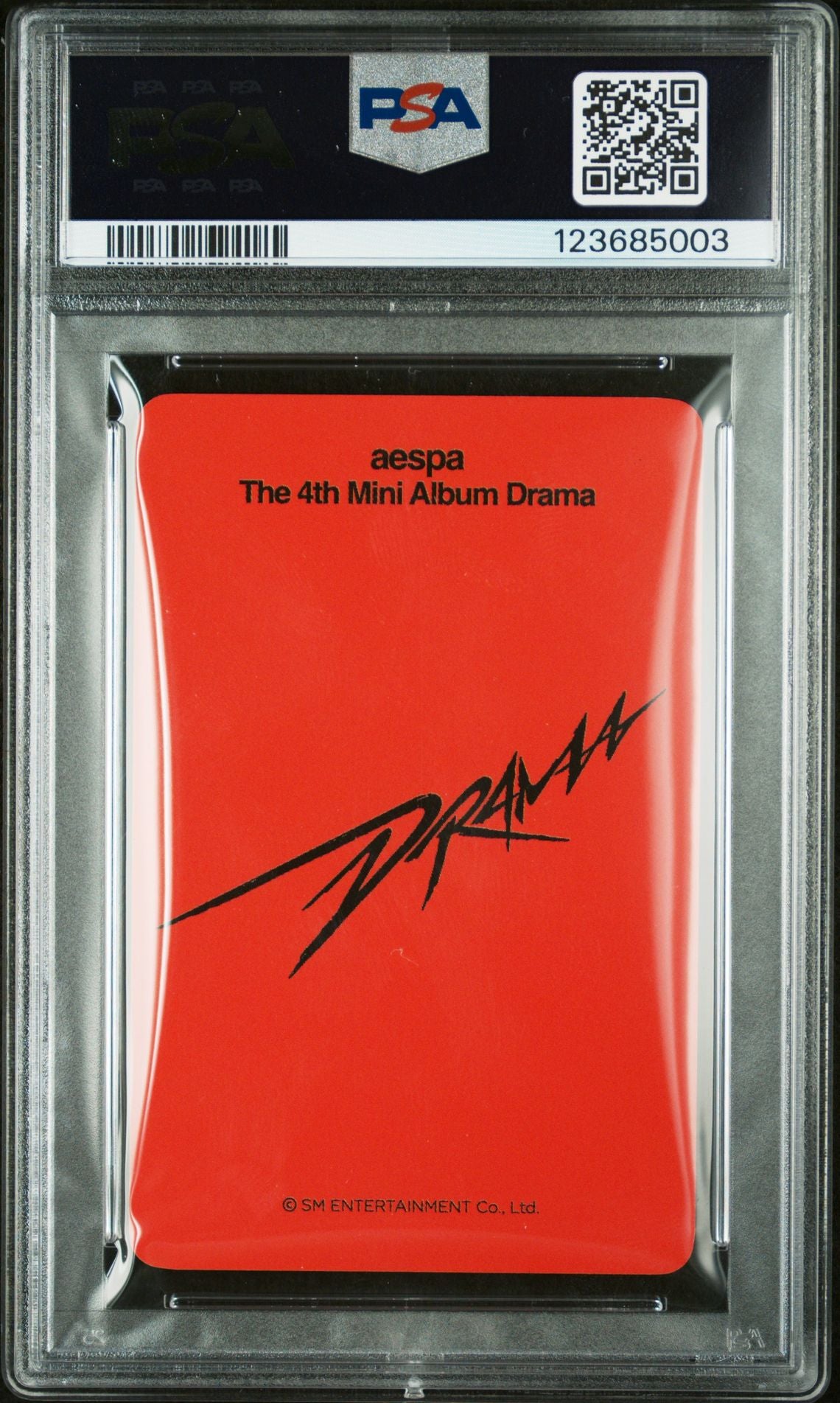 WINTER 2023 AESPA 4TH MINI ALBUM DRAMA GIANT VERSION PRE-ORDER MAKESTAR PHOTOCARD GEM MINT PSA 10