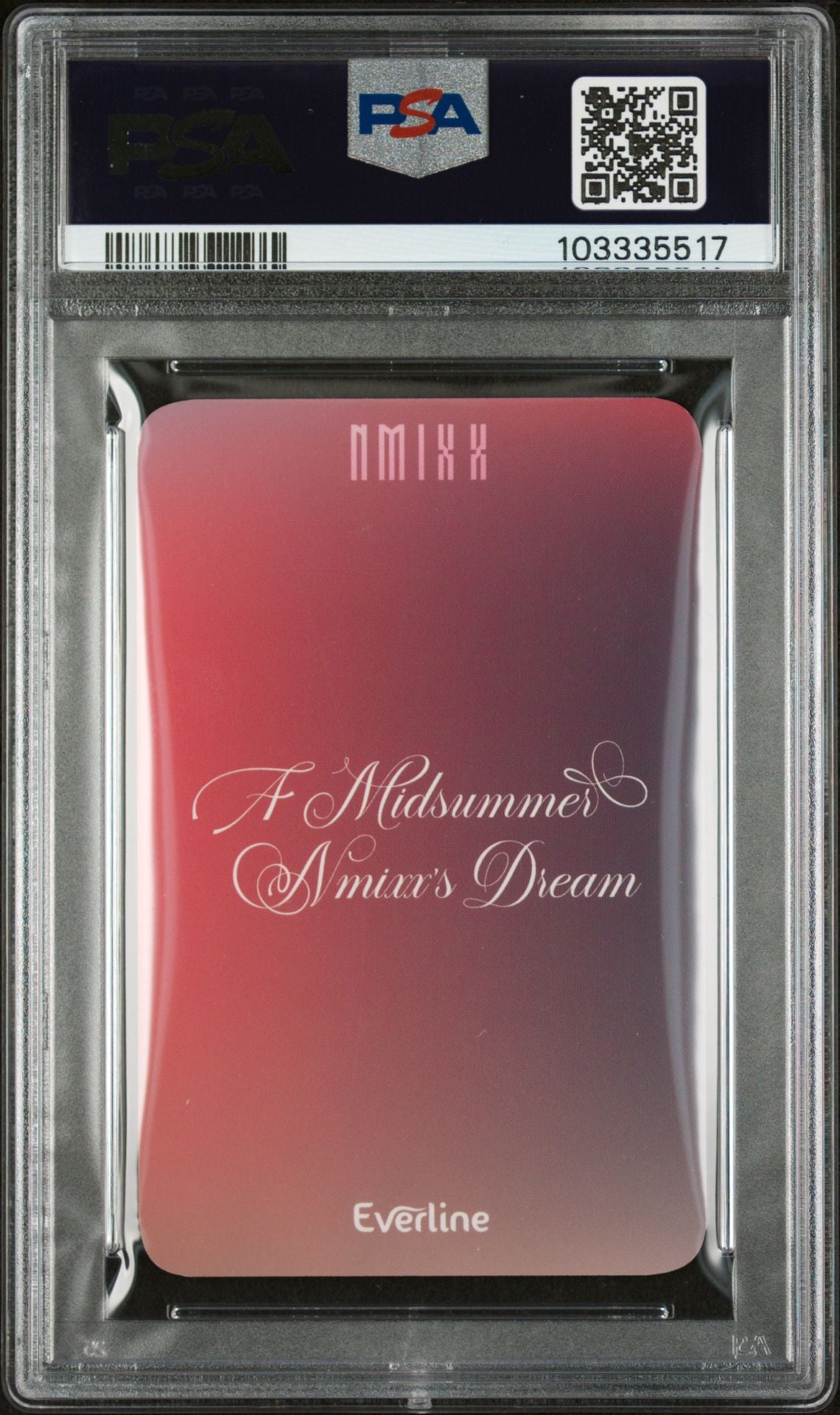 HAEWON 2023 NMIXX 3RD SINGLE ALBUM A MIDSUMMER DREAM EVERLINE LUCKY DRAW PHOTOCARD-VER A GEM MINT PSA 10