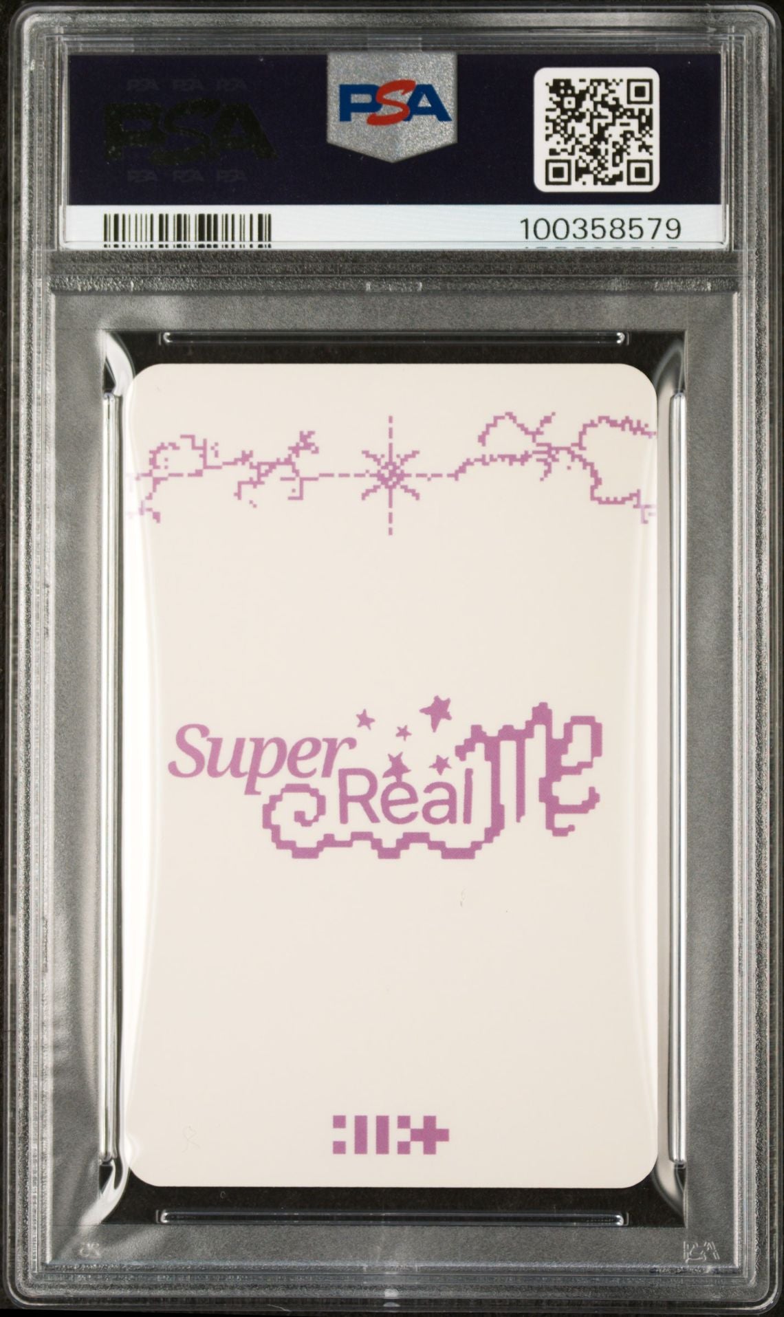 MOKA ILLIT SUPER REAL ME MUSICPLANT PRE-ORDER GIFT PHOTOCARD GEM MINT PSA 10