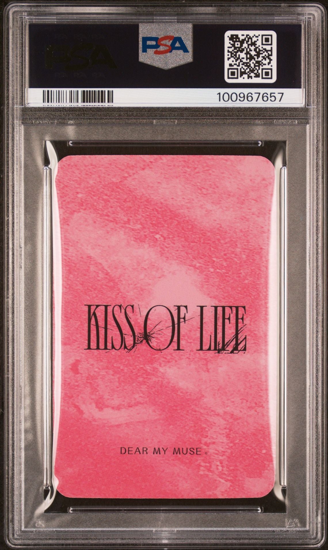 HANEUL 2023 KISS OF LIFE 2ND MINI ALBUM BORN TO BE XX DEAR MY MUSE VIDEO CALL FAN SIGN EVENT KIKI VER. PHOTOCARD GEM MINT PSA 10