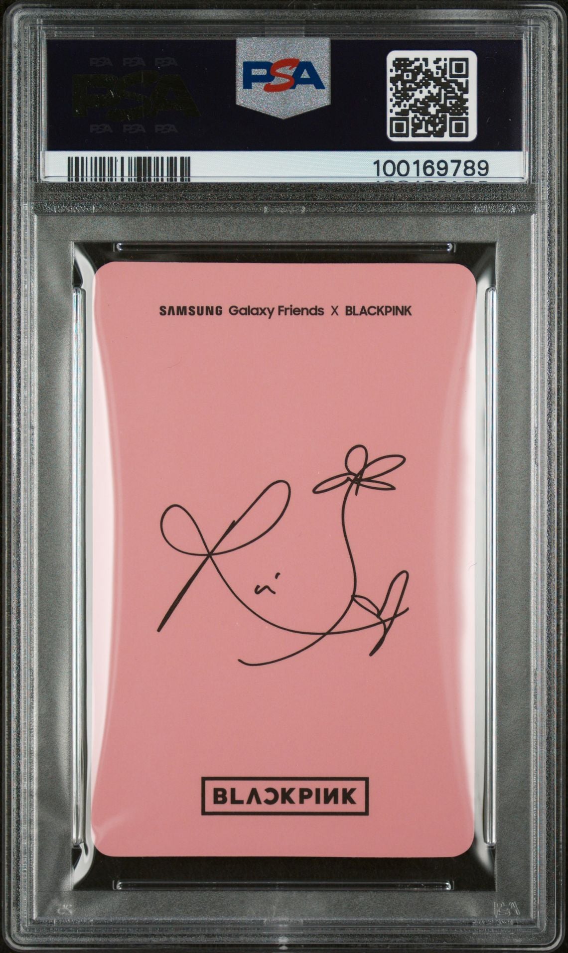 ROSE 2019 SAMSUNG X BLACKPINK GLAXY FRIENDS GREY VERSION PHOTOCARD GEM MINT PSA 10