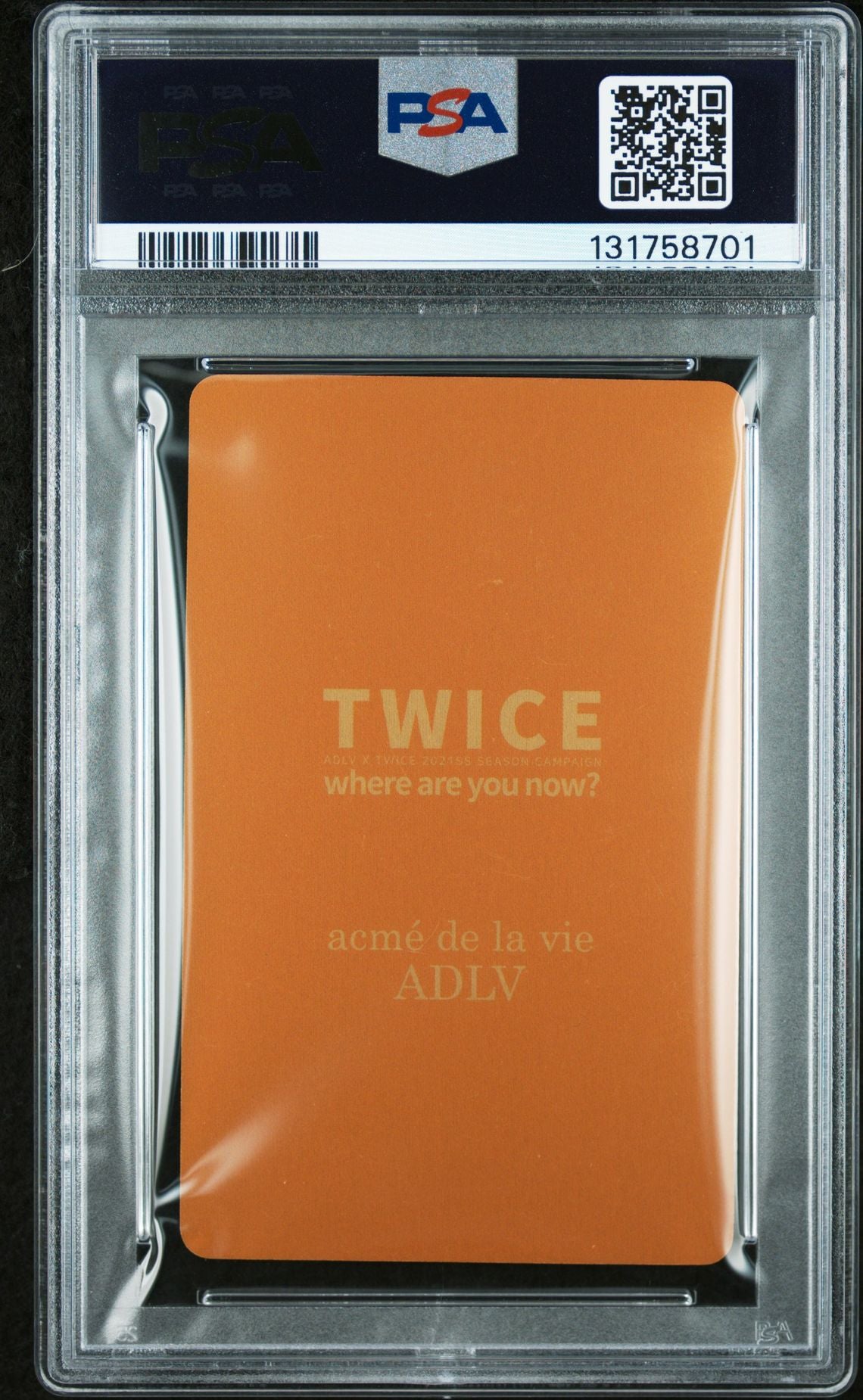 NAYEON TWICE 2021 ADLV X TWICE EVENT 2 PURCHASE BONUS-GOLD EDITION MINT PSA 9