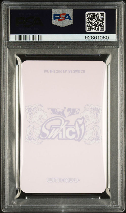 2024 IVE IVE SWITCH WITHMUU LUCKY DRAW JANG WONYOUNG PHOTOCARD GEM MINT PSA 10