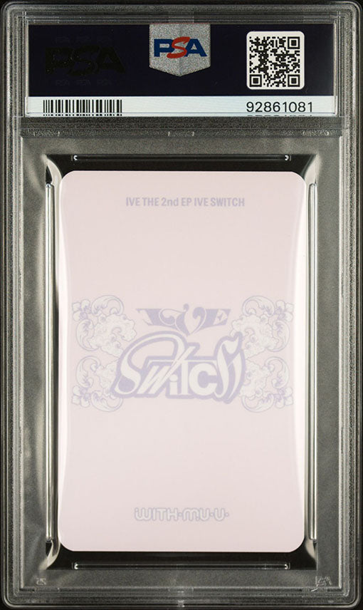 2024 IVE IVE SWITCH WITHMUU LUCKY DRAW JANG WONYOUNG PHOTOCARD GEM MINT PSA 10