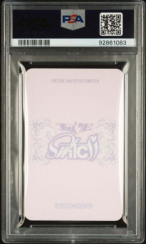 2024 IVE IVE SWITCH WITHMUU LUCKY DRAW JANG WONYOUNG PHOTOCARD GEM MINT PSA 10