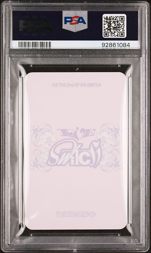 2024 IVE IVE SWITCH WITHMUU LUCKY DRAW JANG WONYOUNG PHOTOCARD GEM MINT PSA 10