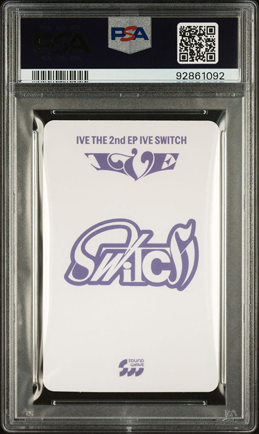 2024 IVE IVE SWITCH SOUNDWAVE LUCKY DRAW JANG WONYOUNG PHOTOCARD GEM MINT PSA 10