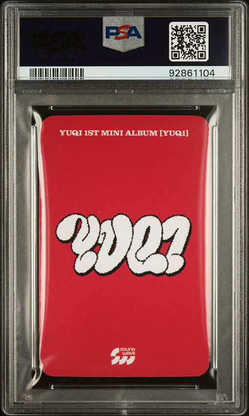 2024 YUQI (YUQ1) YUQI SOUNDWAVE PRE0RDER PHOTOCARD GEM MINT PSA 10