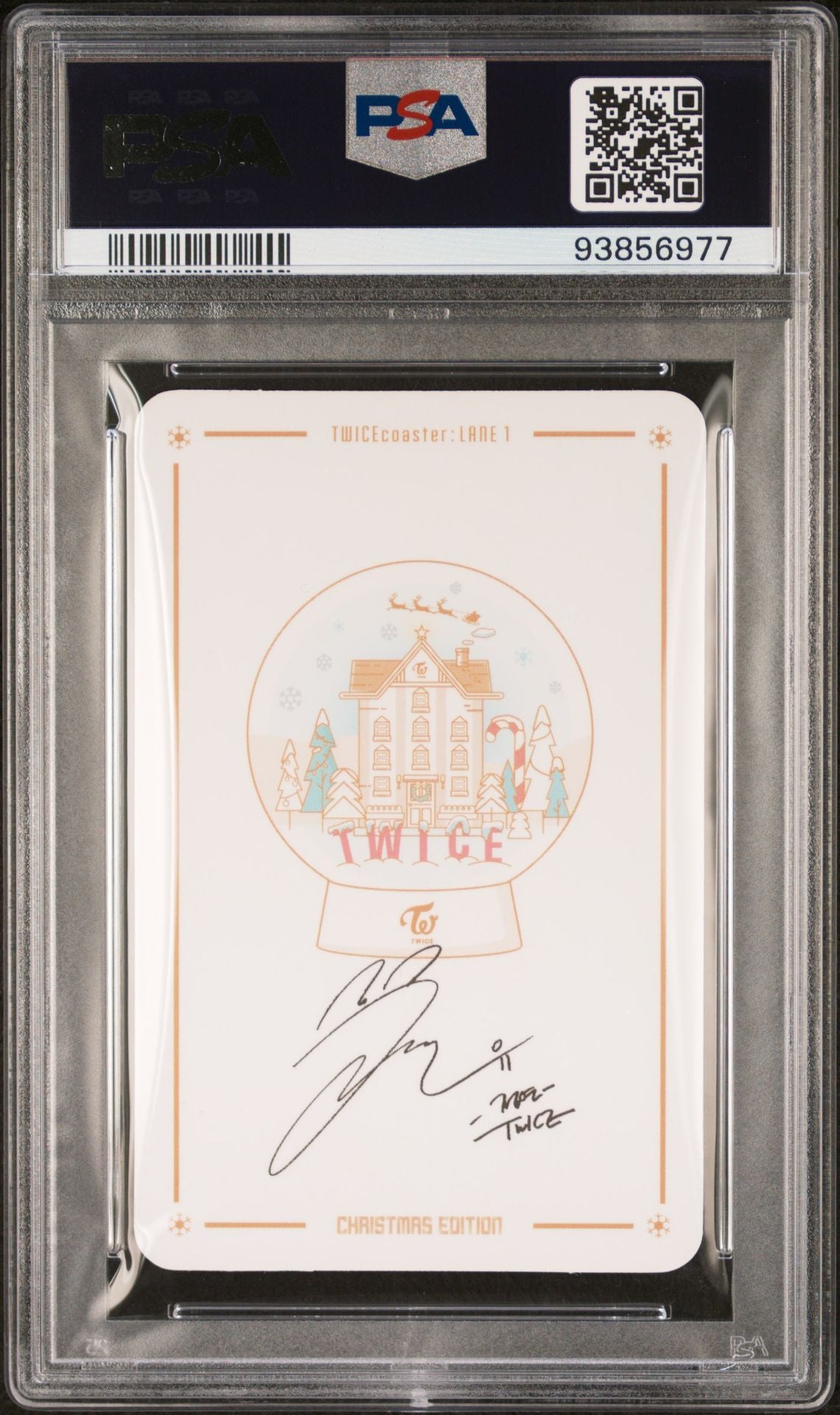 JEONGYEON 2016 TWICE TWICECOASTER: LANE 1 CHRISTMAS EDITION PHOTOCARD PSA GEM MINT 10