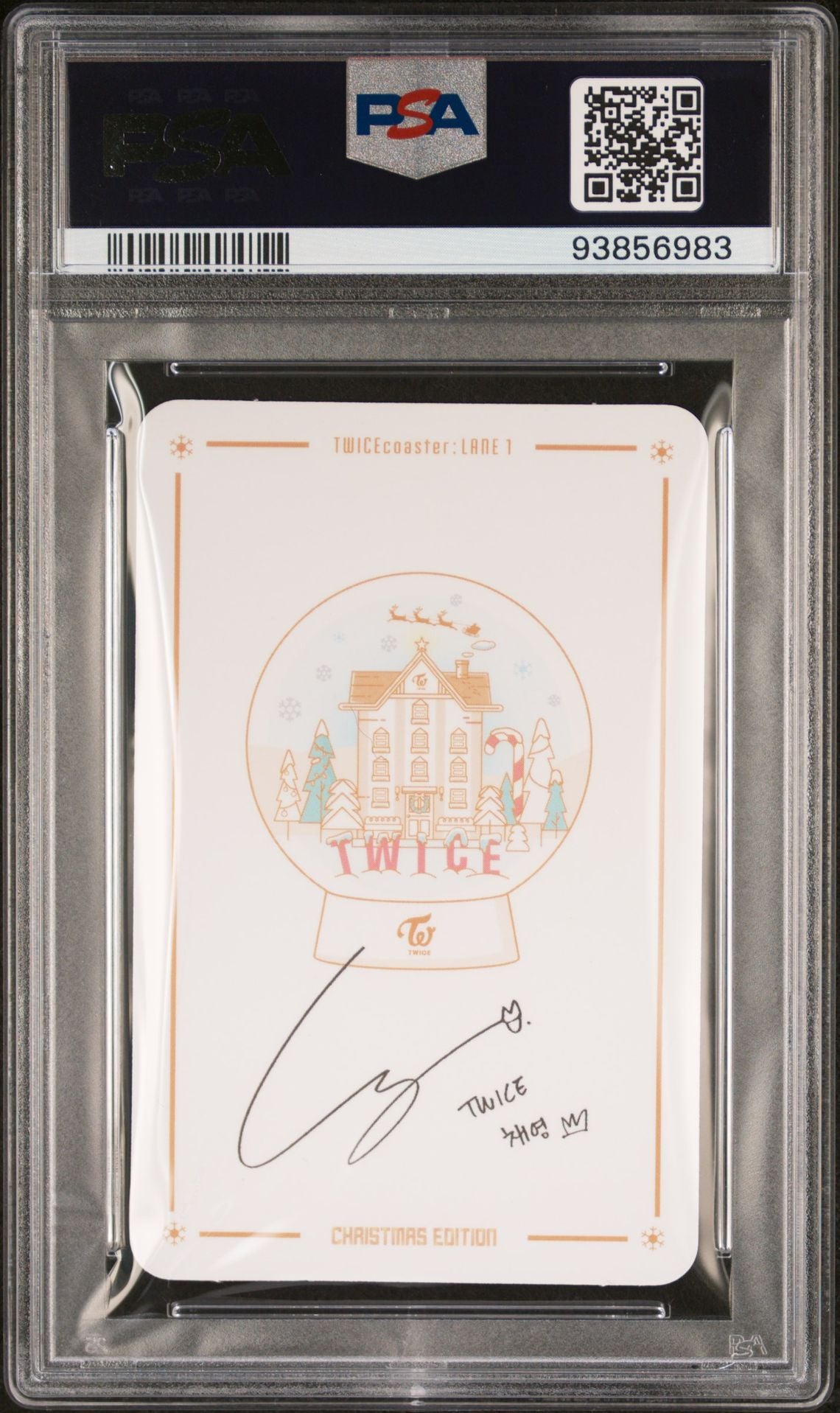 CHAEYOUNG 2016 TWICE TWICECOASTER: LANE 1 CHRISTMAS EDITION PHOTOCARD GEM MINT PSA 10