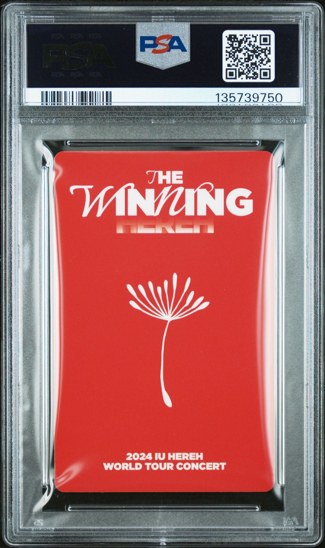 IU HEREH WORLD TOUR CONCERT ENCORE: THE WINNING BLU-RAY & DVD SET PHOTOCARDS IU VERSION A & B
