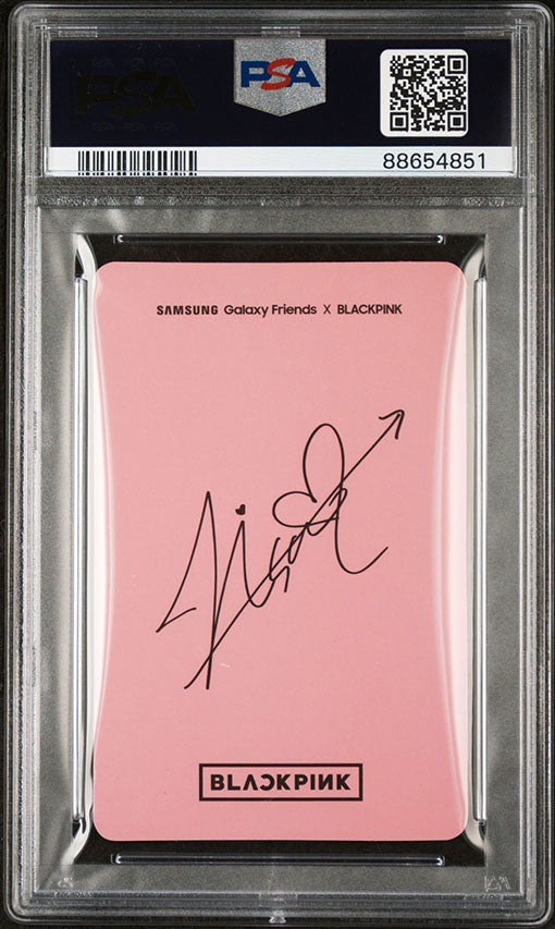 2019 SAMSUNG X BLACKPINK RED VERSION JISOO PHOTOCARD GALAXY FRIENDS PSA GEM MINT 10