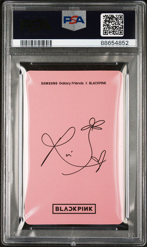 2019 SAMSUNG X BLACKPINK RED VERSION ROSE PHOTOCARD GALAXY FRIENDS PSA MINT 9