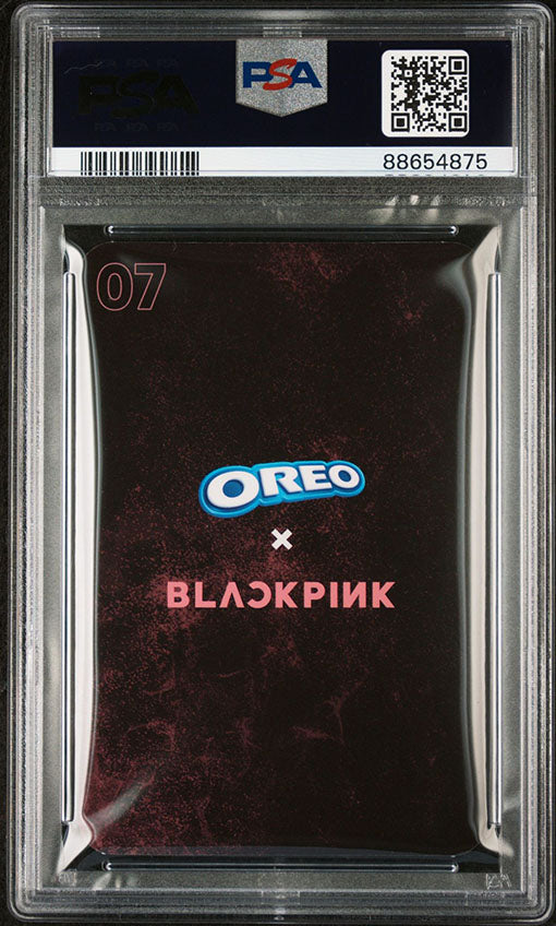 2023 OREO X BLACKPINK #07 JENNIE PHOTOCARD GEM MINT PSA 10