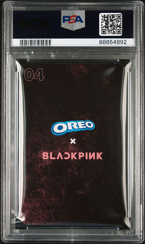 2023 OREO X BLACKPINK #04 ROSE PHOTOCARD GEM MINT PSA 10