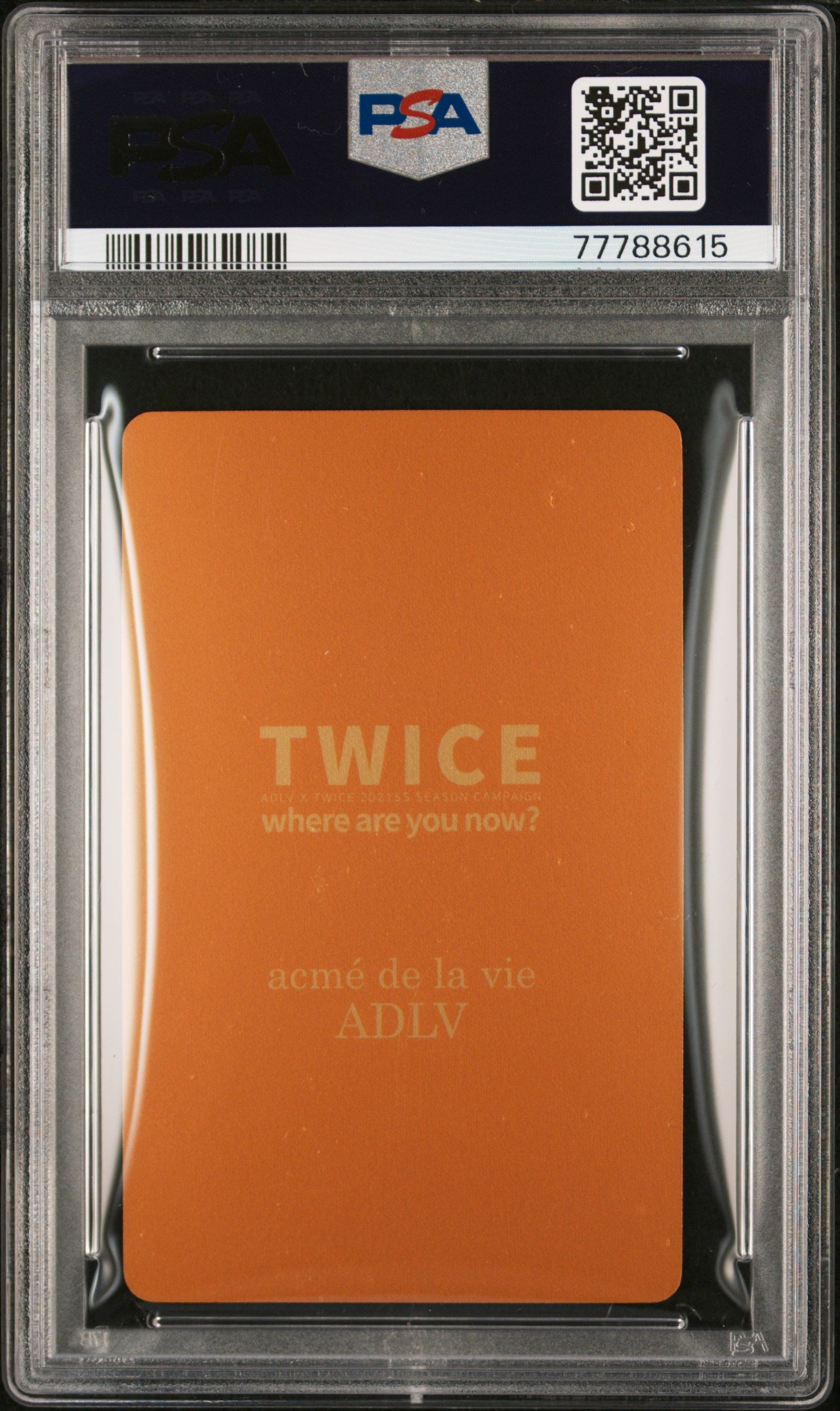 MINA 2021 TWICE ADLV X SNAPCARD GOLD EDITION PHOTOCARD GEM MINT PSA 10