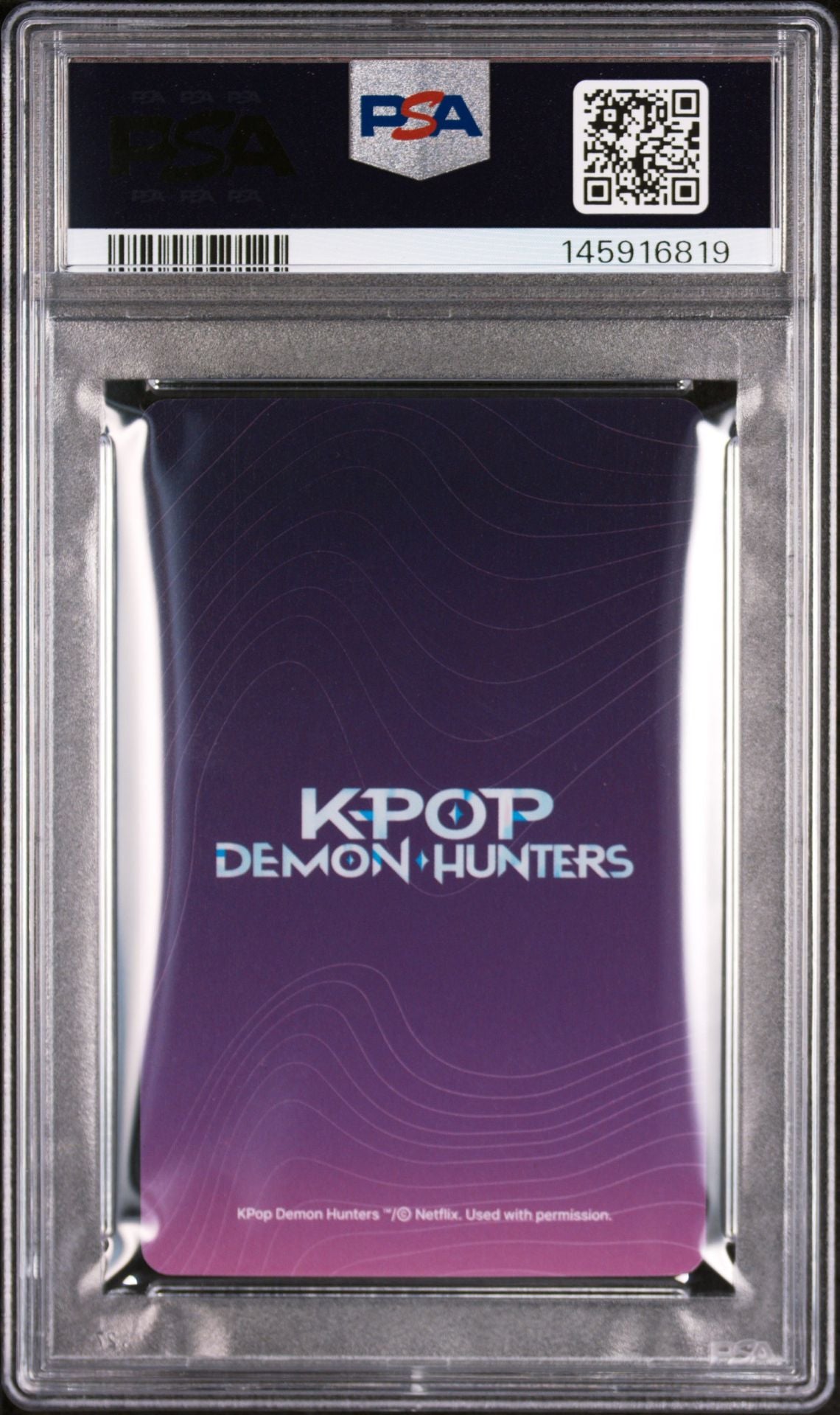 ZOEY 2025 KPOP DEMON HUNTERS OFFICIAL LIGHTSTICK WITHMUU SPECIAL EVENT GIFT PHOTOCARD GEM MINT PSA 10