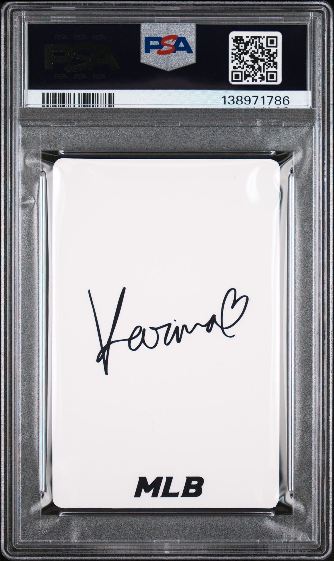 KARINA 2025 MLB KOREA KARINA PURCHASE BONUS EVENT PHOTOCARD VERSION A GEM MINT PSA 10
