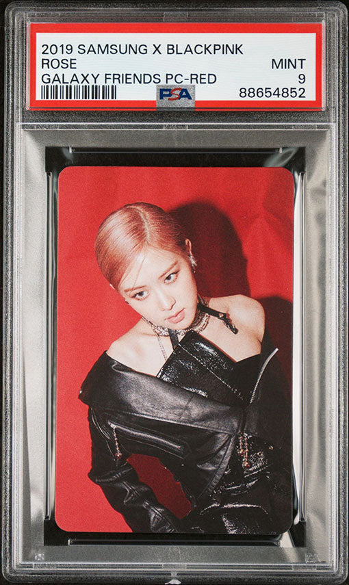 2019 SAMSUNG X BLACKPINK RED VERSION ROSE PHOTOCARD GALAXY FRIEND