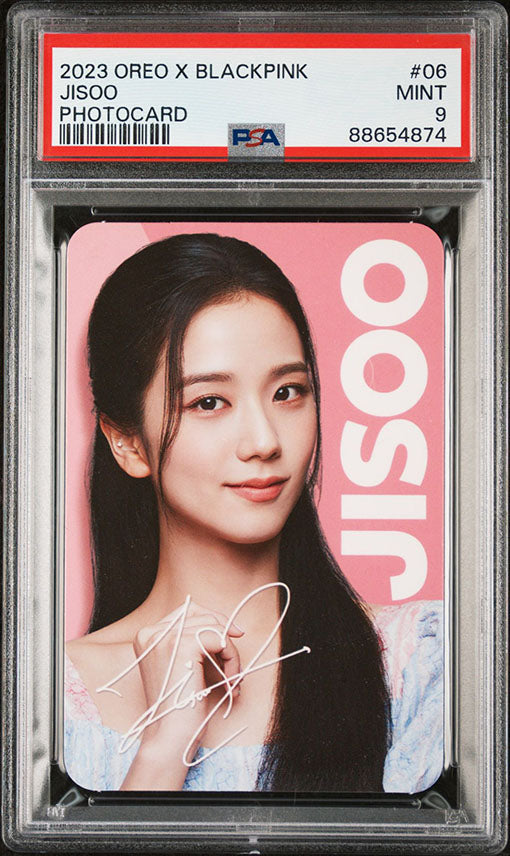 2023 OREO X BLACKPINK #06 JISOO PHOTOCARD MINT PSA 9