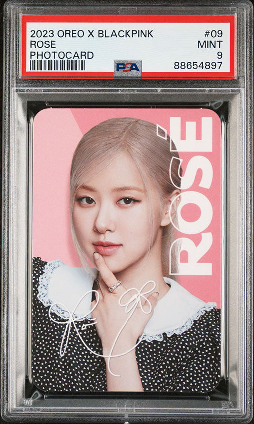 OREO X BLACKPINK ROSE PHOTOCARD #09 PROMO PHOTO CARD GEM MINT PSA 10&nbsp;