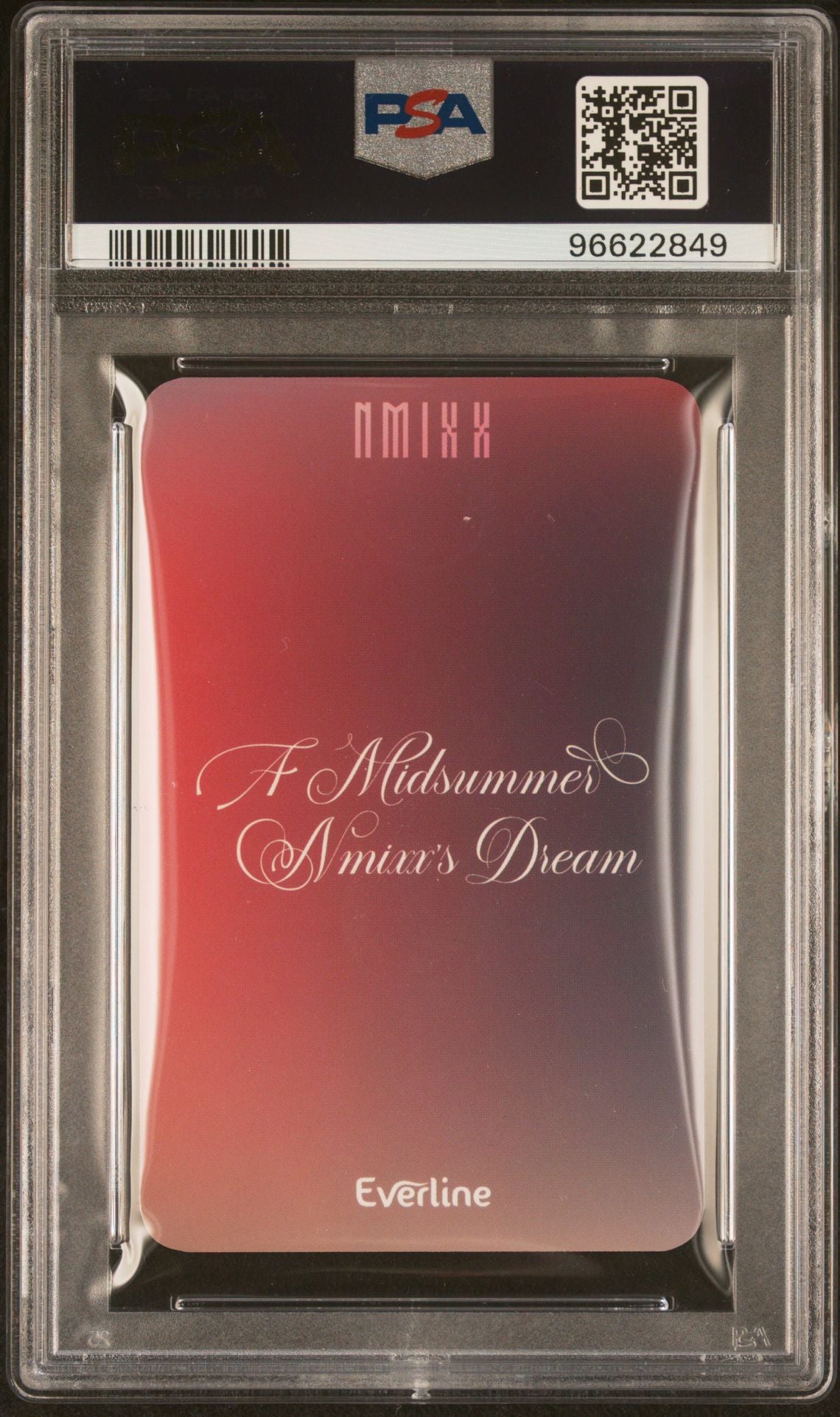 JIWOO 2023 NMIXX A MIDSUMMER NMIXX'S DREAM  EVERLINE LUCKY DRAW JIWOO PHOTOCARD GEM MINT PSA 10