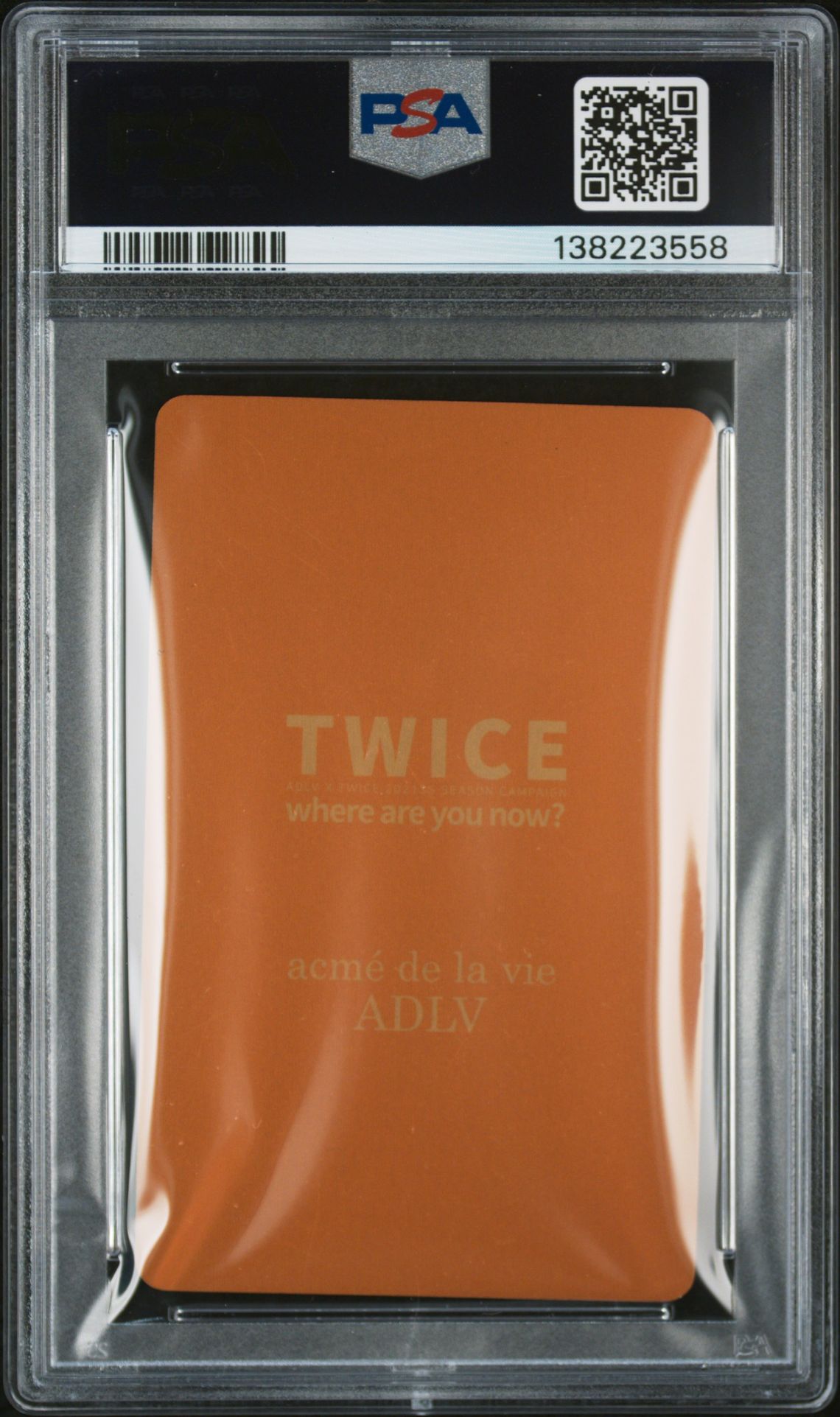 JIHYO GOLD EDITION 2021 ACME DE LA VIE ADLV X TWICE EVENT 2 PURCHASE BONUS SNAPCARD GEM MINT PSA 10
