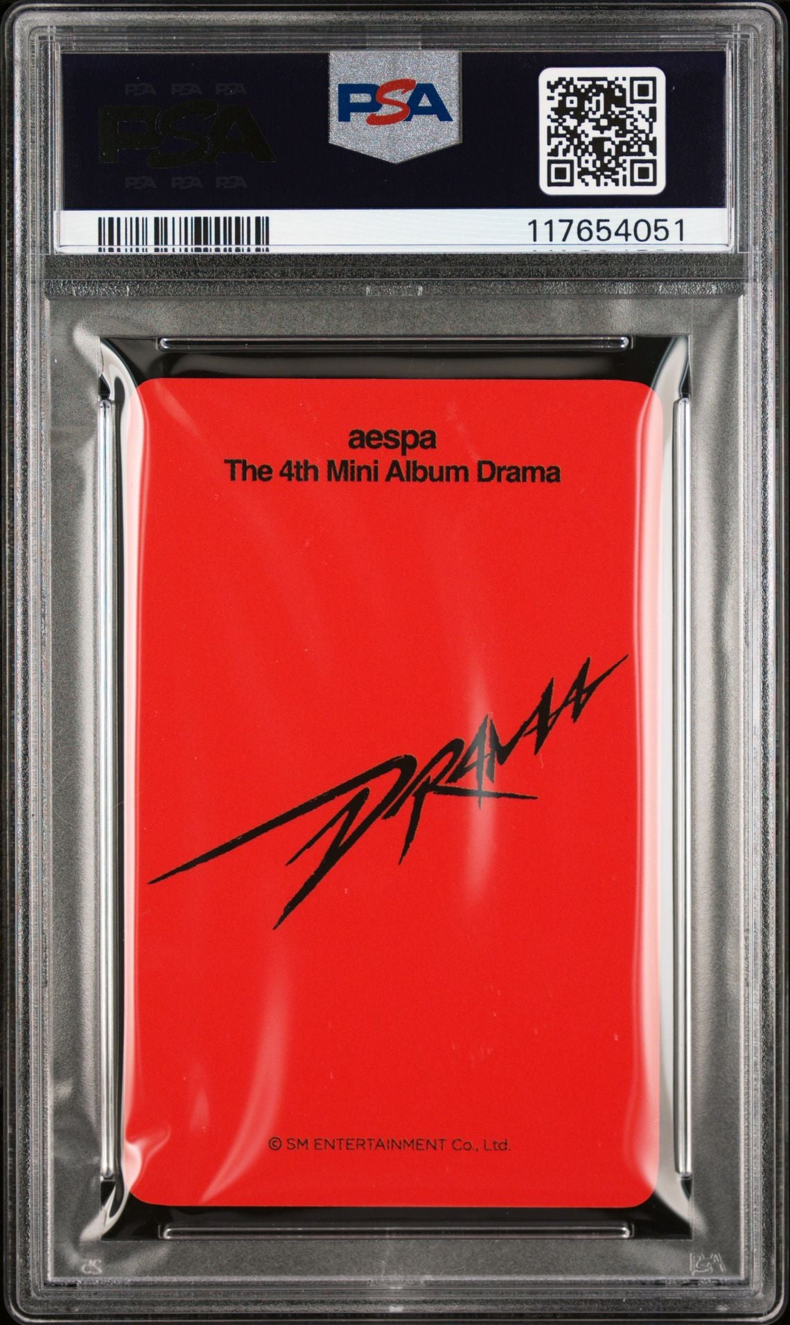 WINTER AESPA 4TH MINI ALBUM DRAMA GIANT VERSION PRE-ORDER MAKESTAR PHOTOCARD GEM MINT PSA 10