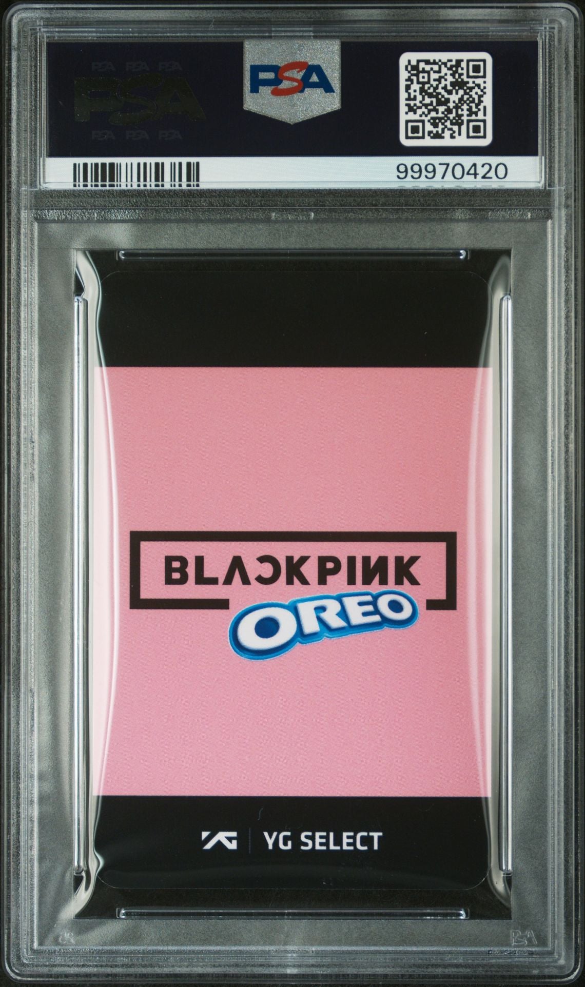 LISA 2023 OREO X BLACKPINK YG SELECT EXCLUSIVE PHOTOCARD VERSION B GEM MINT PSA 10