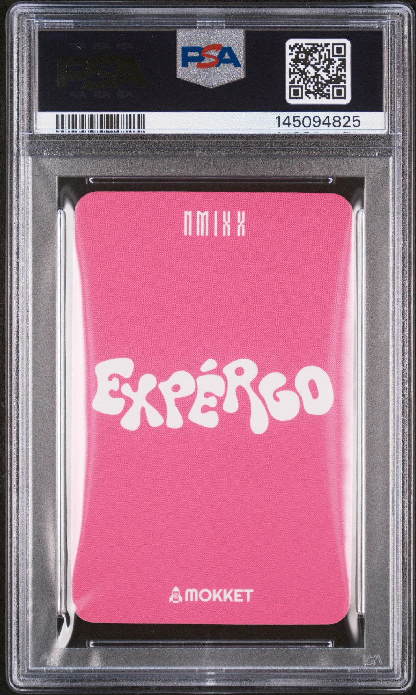 HAEWON NMIXX 1ST EP EXPERGO MOKKET VIDEO CALL & OFF-LINE FANSIGN EVENT BUBBLE GUM VER. NEAR MINT - MINT PSA 8