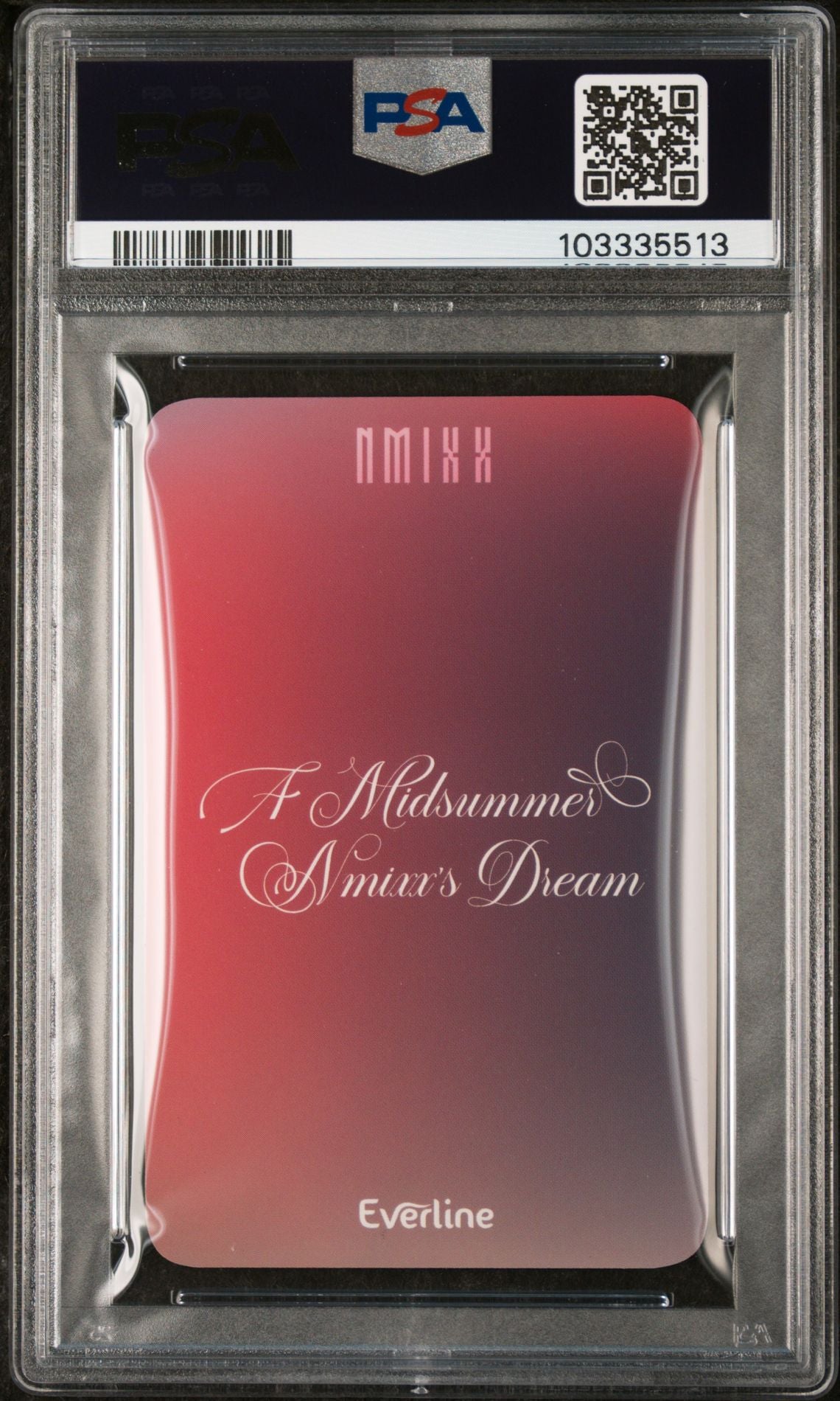 LILY 2023 NMIXX 3RD SINGLE ALBUM A MIDSUMMER DREAM EVERLINE LUCKY DRAW PHOTOCARD-VER A GEM MINT PSA 10