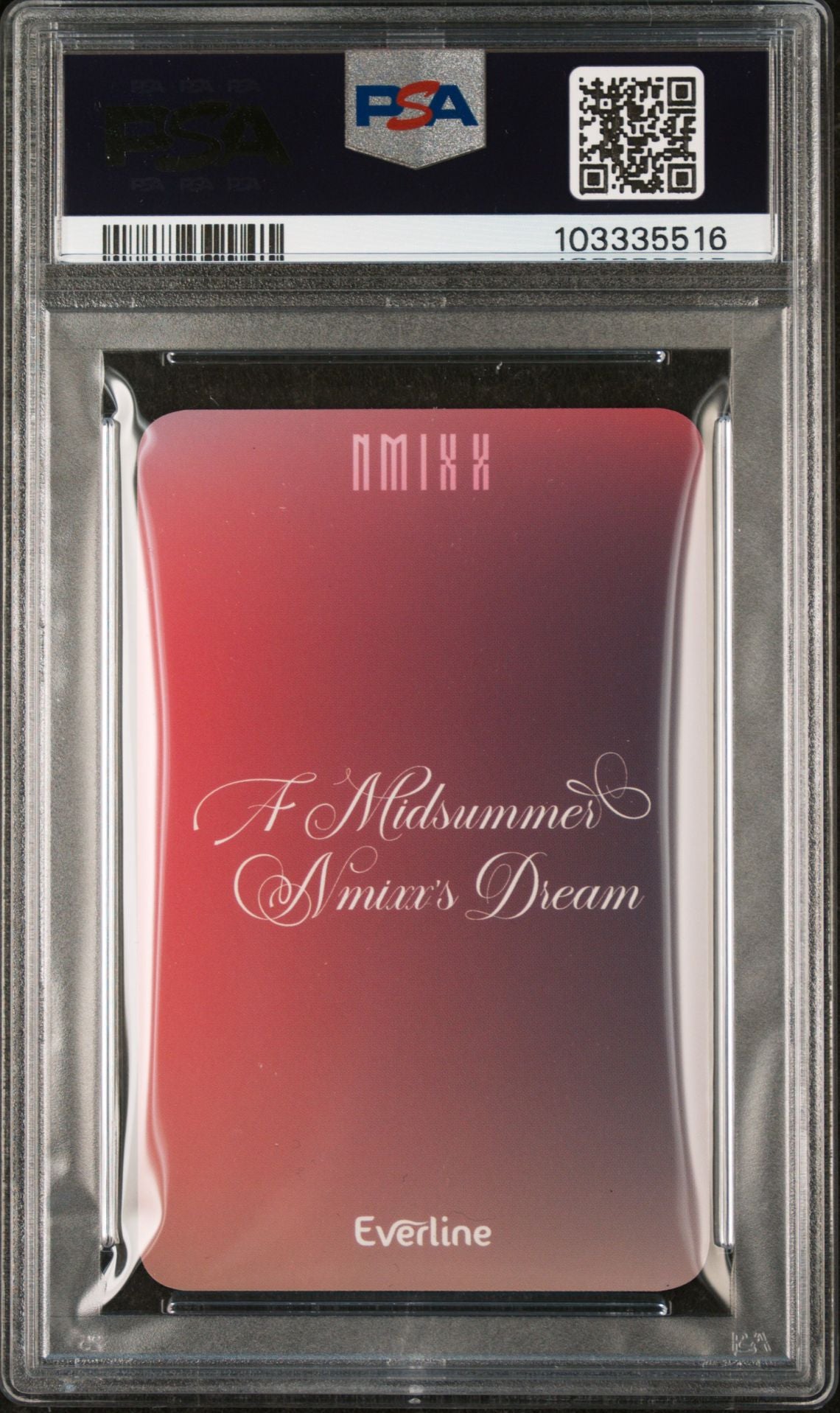 SULLYOON 2023 NMIXX 3RD SINGLE ALBUM A MIDSUMMER DREAM EVERLINE LUCKY DRAW PHOTOCARD VER A GEM MINT PSA 10
