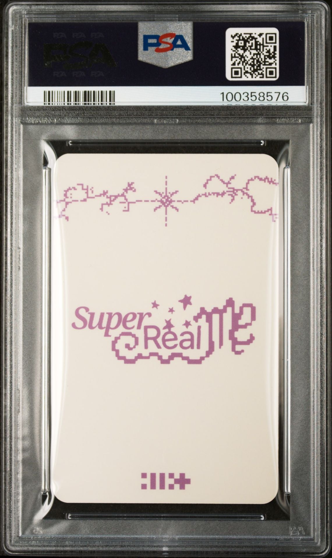 WONHEE ILLIT SUPER REAL ME MUSICPLANT PRE-ORDER GIFT PHOTOCARD GEM MINT PSA 10