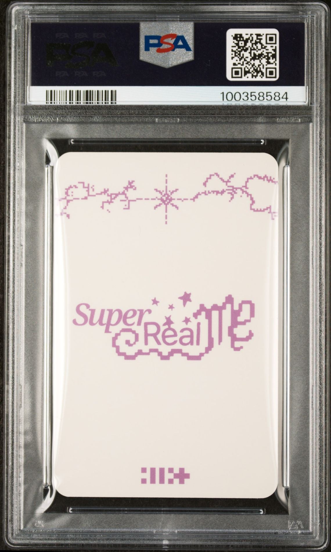 MINJU ILLIT 2024 1ST MINI ALBUM SUPER REAL ME MUSICPLANT PRE-ORDER GIFT PHOTOCARD GEM MINT PSA 10