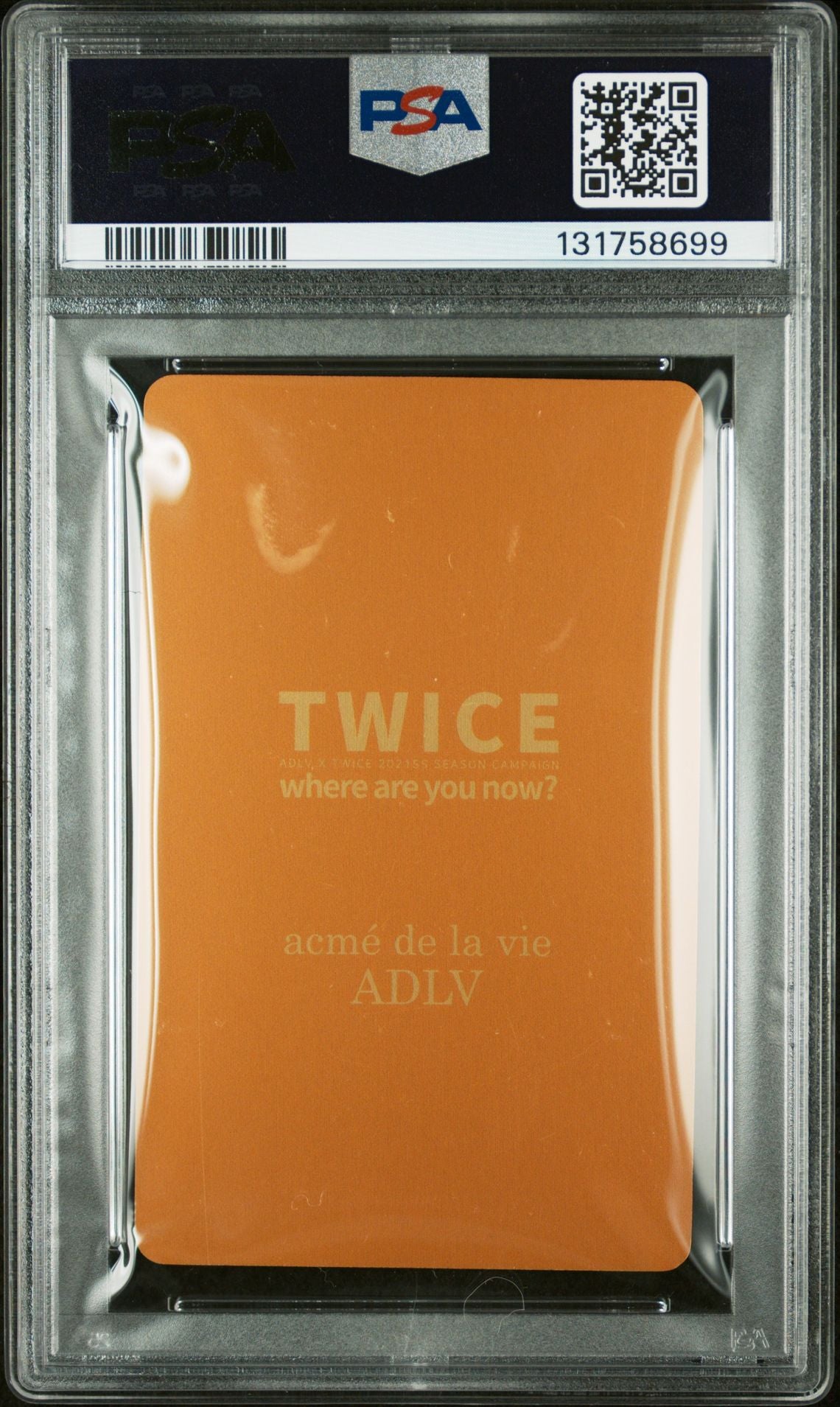 CHAEYOUNG TWICE 2021 ADLV X TWICE EVENT 2 PURCHASE BONUS-GOLD EDITION MINT PSA 9