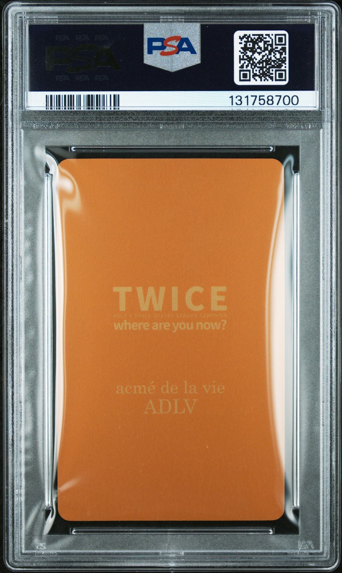 DAHYUN TWICE 2021 ADLV X TWICE EVENT 2 PURCHASE BONUS-GOLD EDITION MINT PSA 9