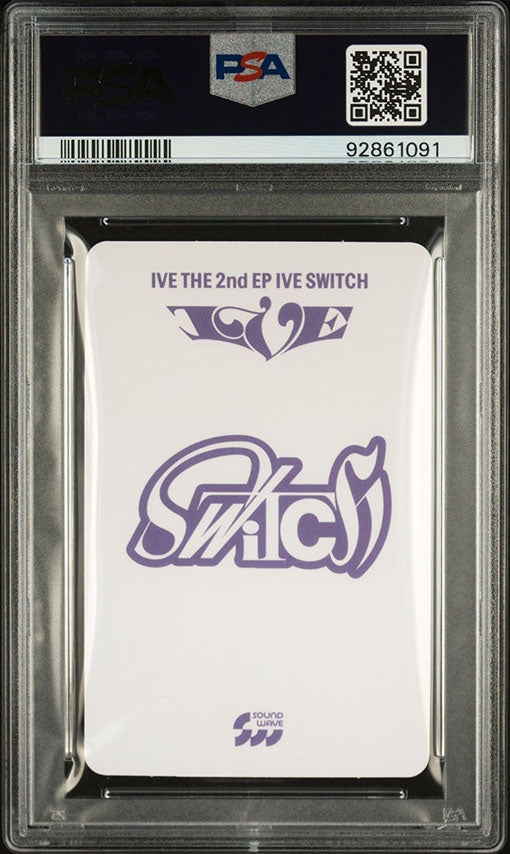 2024 IVE IVE SWITCH SOUNDWAVE LUCKY DRAW JANG WONYOUNG PHOTOCARD GEM MINT PSA 10