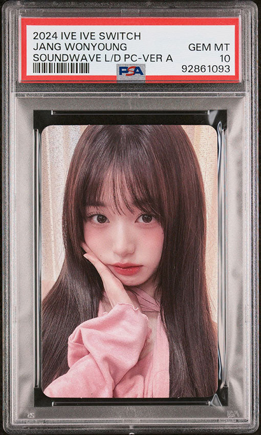 2024 IVE IVE SWITCH SOUNDWAVE LUCKY DRAW JANG WONYOUNG PHOTOCARD GEM MINT PSA 10
