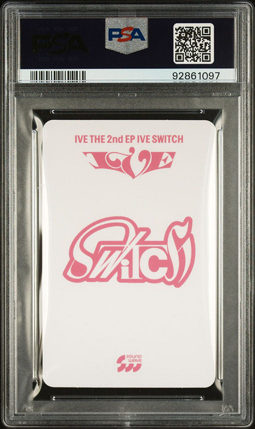 2024 IVE IVE SWITCH SOUNDWAVE LUCKY DRAW JANG WONYOUNG PHOTOCARD GEM MINT PSA 10