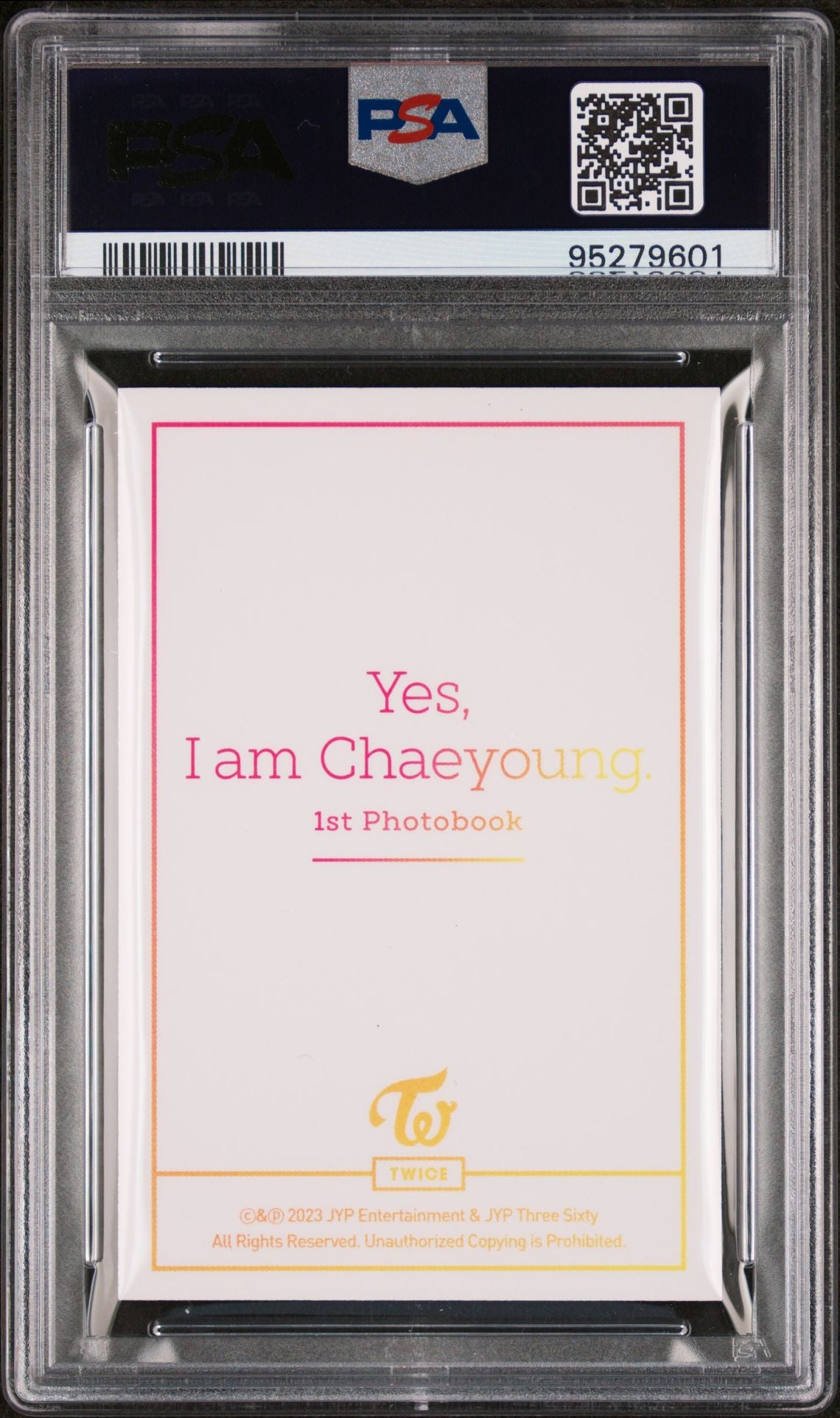 CHAEYOUNG TWICE 2023 YES, I AM PHOTOBOOK CHAEYOUNG PHOTOCARD GEM MINT PSA 10