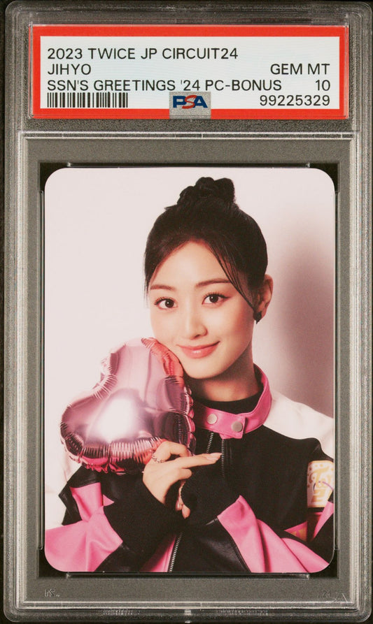 CHAEYOUNG TWICE JP CIRCUIT 24 SEASON'S GREETINGS 2024 BONUS PHOTOCARD GEM MINT PSA 10 (Copy)