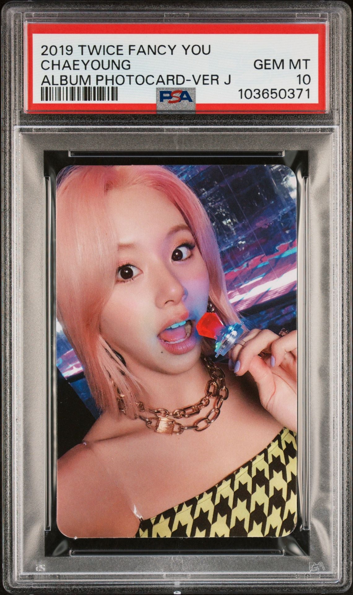 2019 TWICE 7TH MINI ALBUM FANCY YOU PHOTOCARDS CHAEYOUNG VERSION J