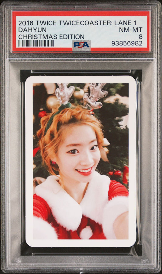 DAHYUN 2016 TWICE TWICECOASTER: LANE 1 CHRISTMAS EDITION PHOTOCARD NEAR MINT -MINT 8